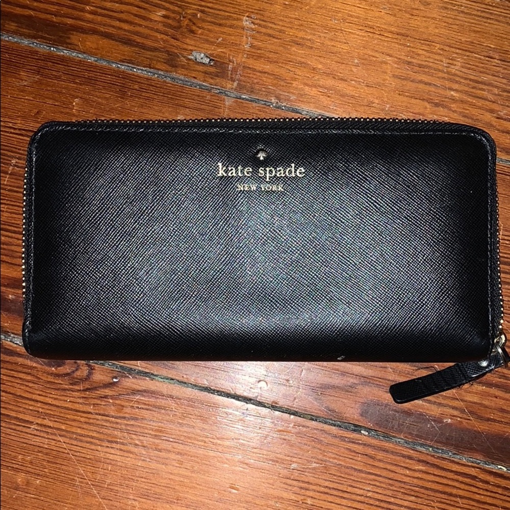 Black Kate Spade Wallet - great condition